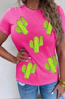 
              Sequin Cactus T-Shirt
            