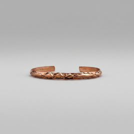 Yolanda Skeets Copper Stamped Cuff
