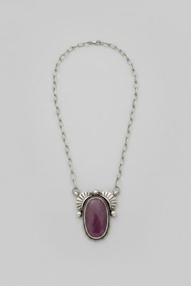 Danny Henio Purple Spiny Necklace