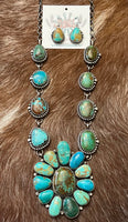 
              Pansy Johnson Kingman Sampler Cluster Lariat & Earrings
            