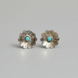 Pauline Begay Flower Stud Earrings