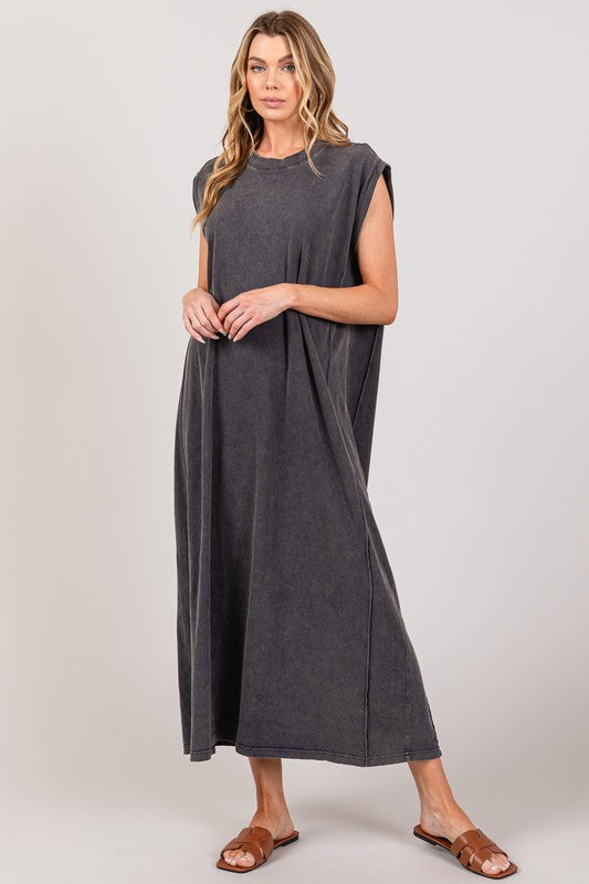 sage t shirt dress Women's Made The Right Call Sage Green Collared Midi T-Shirt Dress | Size: L