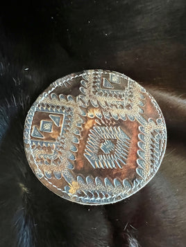 Leather Coaster Set of 4