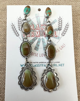 Danny Henio Kingman Dangle Earrings