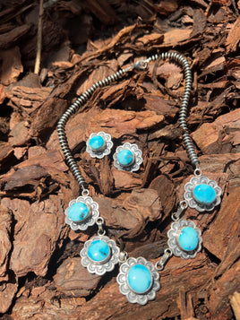 Randy Boyd Kingman Necklace & Earring Set
