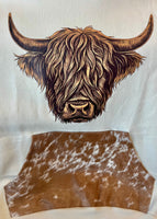 
              Highland Hoodie with Cowhide Pocket
            