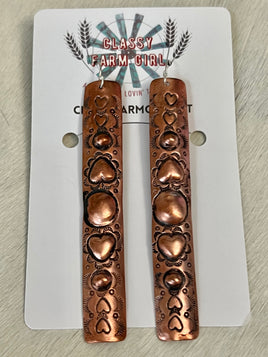 DeVanna R Willie Copper Earrings