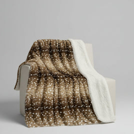 Mia Fawn Sherpa Throw Blanket