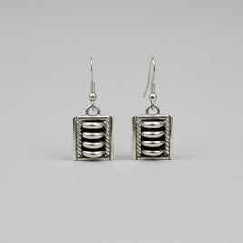 Priscilla Apache Raised Coil Earrings