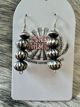 Fluted & Saucer Beads Earrings