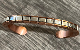 Juan Guerrero Copper & Sterling Cuff