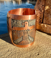 
              Elaine Becenti Copper Thunderbird Cuff
            