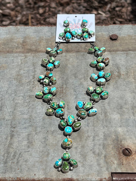 Bobby Johnson Sonoran Cluster Lariat & Earring Set