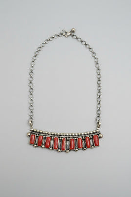 Coral Bar Necklace