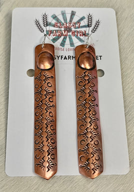 DeVanna R Willie Copper Earrings