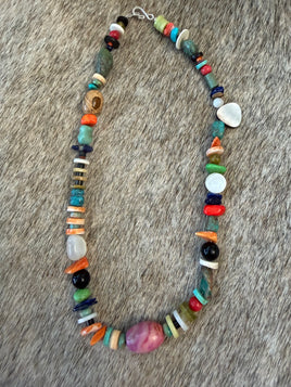 Torevia Crespin Multi-Stone Necklace