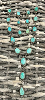 
              Freda Martinez Carico Lake Turquoise Lariat & Earrings
            