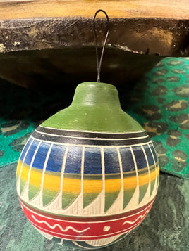 T. Morgan Clay Pottery Etched Ornament