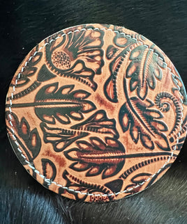 Leather Coaster Set of 4