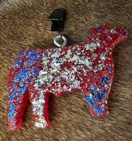 *Queen Bee Cow Clip Freshie