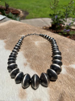
              Rose Martin Graduated Handmade Pearl & Saucer Bead Necklace
            
