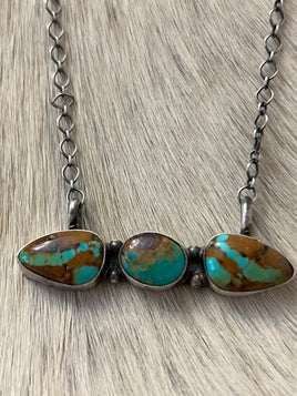 Robert Martinez 3 Stone Necklace