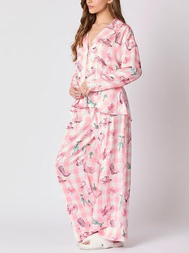 Fantastic Fawn Cowboy Hat & Boot Pajama Set
