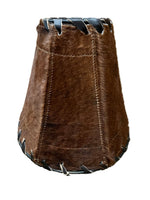 
              Cowhide & Leather Lampshade-Small
            
