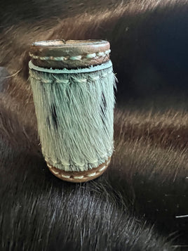 Cowhide Leather Scarf Slider