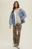 
              Wishlist Leopard Print Drawstring Pants
            