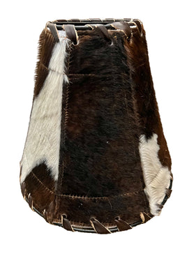 Cowhide & Leather Lampshade-Small