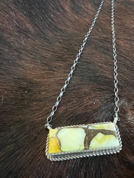 Donovan Nez Honey Dahlia Bar Necklaces