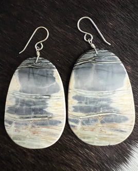 Jasper Slab Earrings