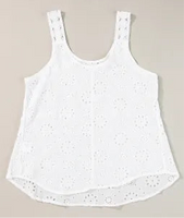 
              Eyelet Tank Top
            