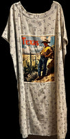 
              I Love Linen Texas Cattle Brands Hi-Lo Tunic
            