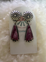 
              Blaine Yellowstone Purple Spiny Drop Earrings
            