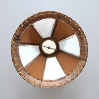 
              Cowhide & Leather Lampshade-Large
            