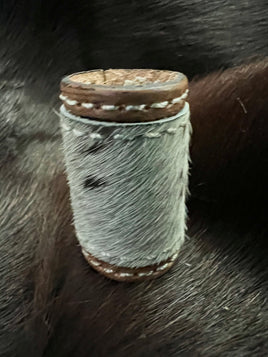 Cowhide Leather Scarf Slider