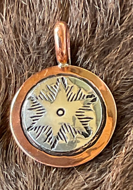 Sylvana Apache Copper & Silver Pendant
