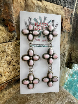 Geraldine James Conch Shell Cluster Earrings