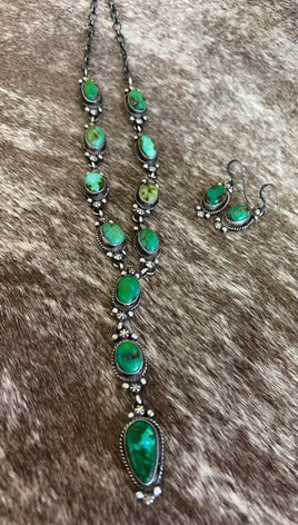 Robert Martinez Cactus Moon Lariat & Earring Set