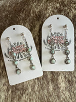 
              Dry Creek 3 Stone Drop Earrings
            