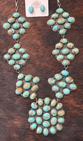 
              Jennifer Begay Kingman Cluster Lariat & Earrings
            