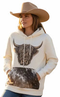 
              Highland Hoodie with Cowhide Pocket
            