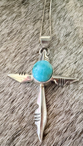 Pauline Nelson Kingman Cross Necklace