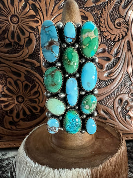 Anna Spencer Golden Hills & Sonoran Rose Cluster Ring