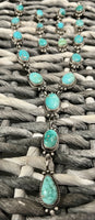 
              Freda Martinez Carico Lake Turquoise Lariat & Earrings
            