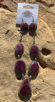 
              Mary Ann Spencer Purple Spiny Lariat & Earrings
            