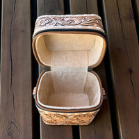 
              Tooled Leather & Cowhide Crossbody Bag
            