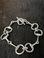 
              Horse Snaffle Sterling Silver Necklace, Pendant, Bracelet, & Earrings
            